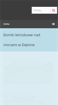 Mobile Screenshot of domkinadmorzemdebina.pl
